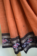 Load image into Gallery viewer, Brown Sambhalpuri Cotton Saree
