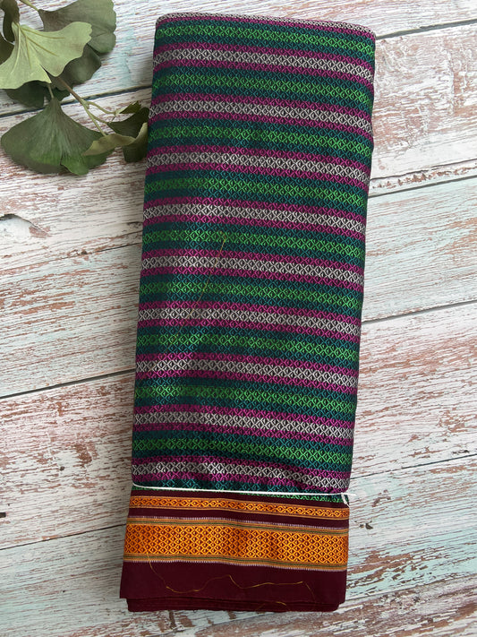 Multi Colour Khun Blouse Piece