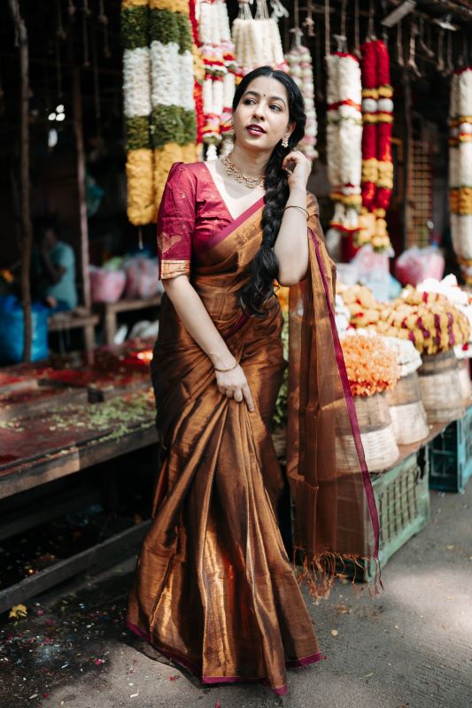 Tissue Sarees