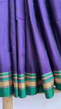 Load image into Gallery viewer, Deep Violet Cotton Silk Ilkal Saree
