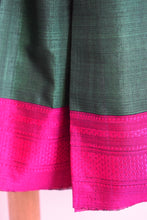 Load image into Gallery viewer, Green Ilkal Viscose Saree with Chikki Paras Border
