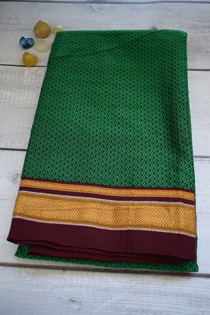 Green Khun Blouse Piece