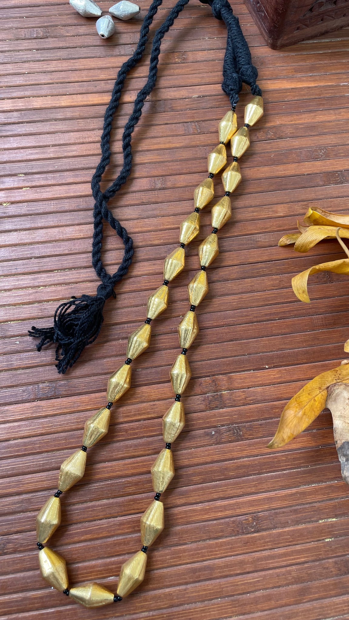 Golden Dholki Necklace UTPALADesigns