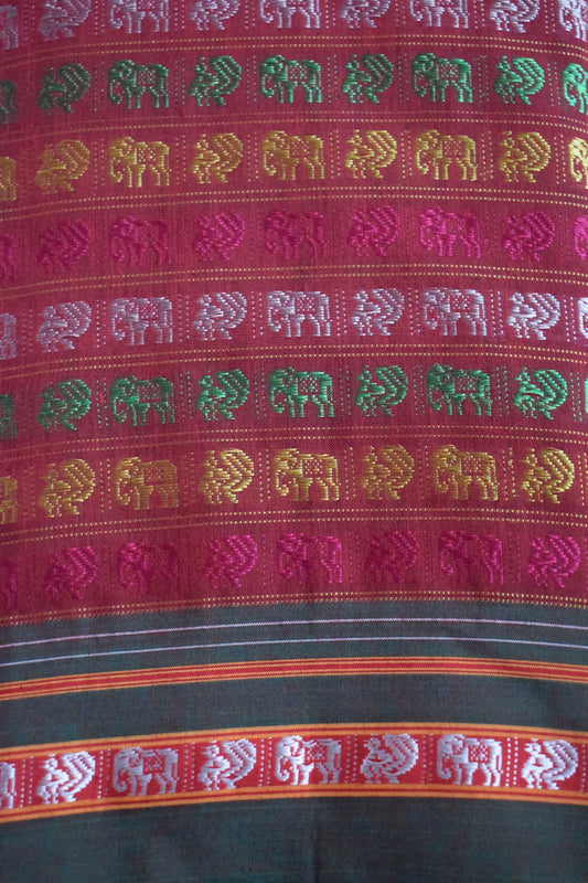 Hathi Mor Khun Blouse Piece