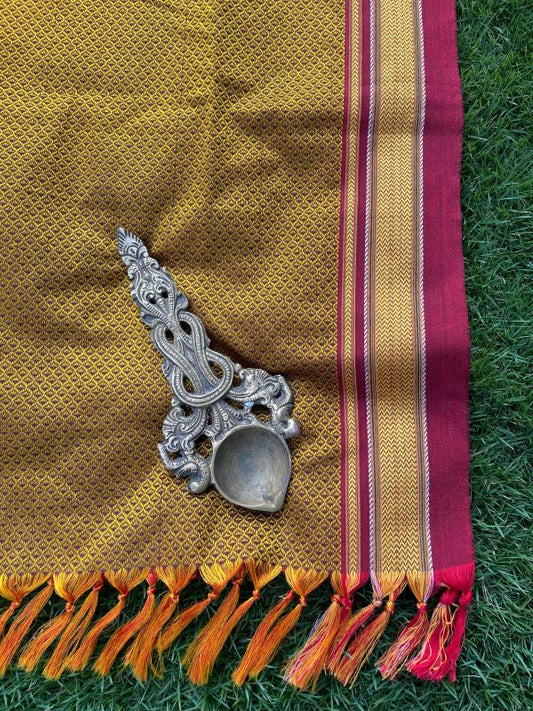 Honey Brown Khun Dupatta