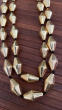 Load image into Gallery viewer, Double Line Golden Dholki Necklace
