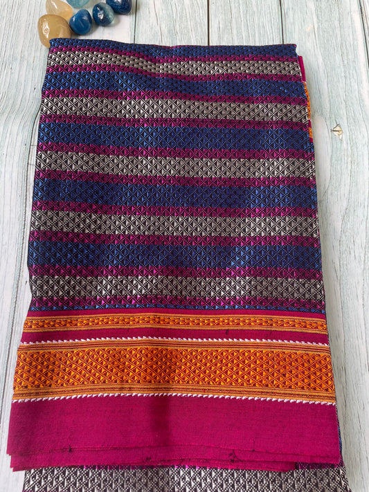 Multi Colour Khun Blouse Piece