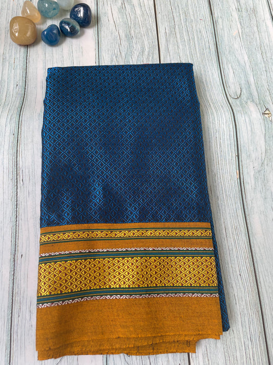Royal Blue Khun Blouse Piece