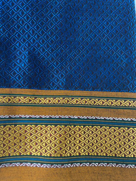 Royal Blue Khun Blouse Piece