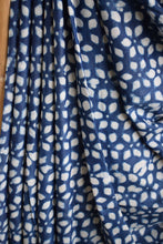 Load image into Gallery viewer, Indigo Chanderi Cotton Silk Saree
