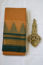 Load image into Gallery viewer, Khaki Ilkal Blended Silk Saree
