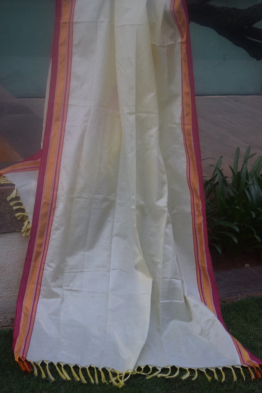 Lemon Yellow Khun Dupatta