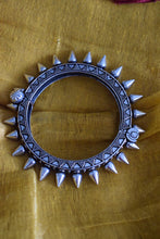 Load image into Gallery viewer, Oxidised Adjustable Bangle
