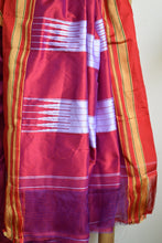 Load image into Gallery viewer, Magenta Cotton Silk Ilkal Saree
