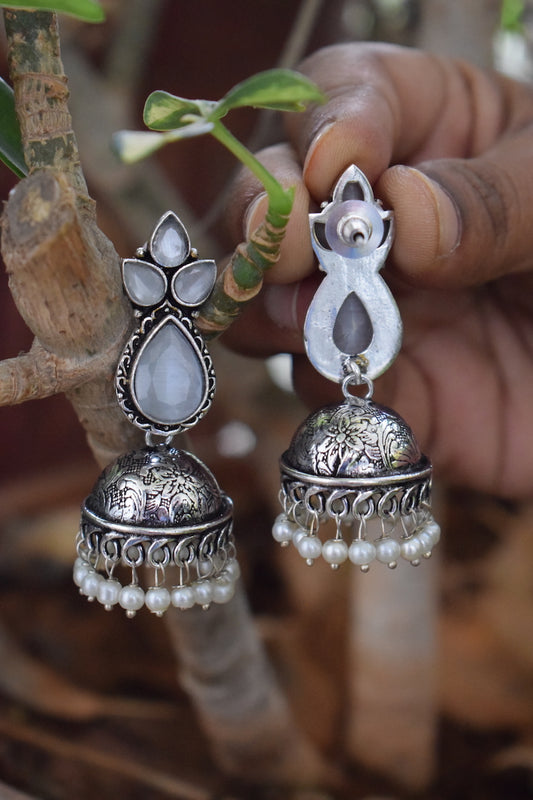 Moon Stone Jhumka