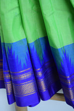 Load image into Gallery viewer, Neon Green Ilkal Blended Silk Saree

