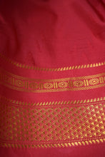 Load image into Gallery viewer, Orange Ilkal Blended Silk Saree
