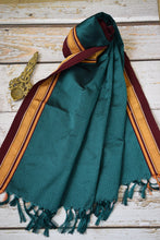 Load image into Gallery viewer, Peacock Green Khun Dupatta
