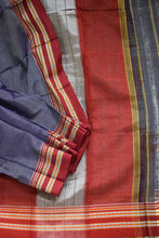 Load image into Gallery viewer, Purple Gomedadi Ilkal Cotton Saree
