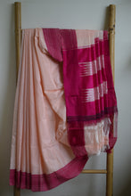 Load image into Gallery viewer, Peach Semi Organza Embroidery Benarasi Saree
