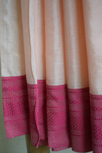 Load image into Gallery viewer, Peach Semi Organza Embroidery Benarasi Saree
