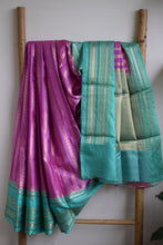 Load image into Gallery viewer, Pink Benarasi Katan Warm Silk Saree
