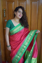 Load image into Gallery viewer, Pink Ilkal Silk Saree
