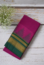 Load image into Gallery viewer, Magenta Ilkal Blended Silk Saree
