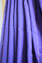 Load image into Gallery viewer, Purple Khesh Cotton Saree
