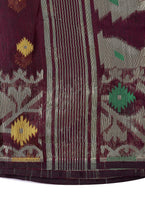 Load image into Gallery viewer, Purple Silk Cotton Jamdani Saree
