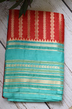 Load image into Gallery viewer, Red Benarasi Katan Warm Silk Saree
