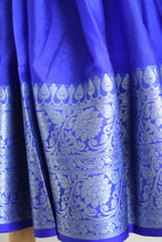 Load image into Gallery viewer, Royal Blue Benarasi Katan Warm Silk Saree
