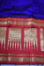 Load image into Gallery viewer, Royal Blue Ilkal Silk Saree
