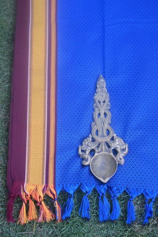 Royal Blue Khun Dupatta