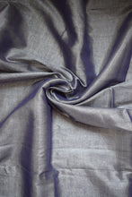 Load image into Gallery viewer, Silver Tissue Cotton Saree
