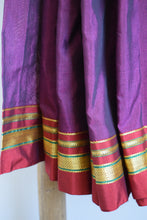 Load image into Gallery viewer, Wine Cotton Silk Ilkal Saree
