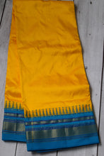 Load image into Gallery viewer, Yellow Ilkal Silk Saree
