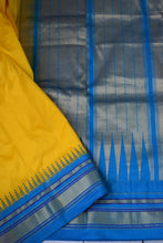 Load image into Gallery viewer, Yellow Ilkal Silk Saree
