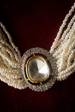 Load image into Gallery viewer, Polki American Diamond Chocker Set
