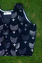 Load image into Gallery viewer, Black Cotton Block Printed Blouse
