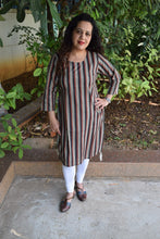 Load image into Gallery viewer, Bagru Cotton Kurta
