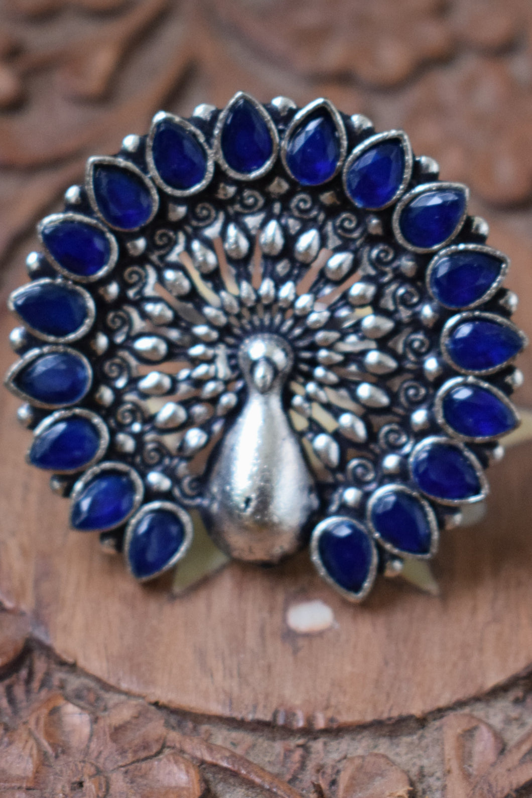 Peacock Finger Ring