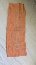 Load image into Gallery viewer, Blush Pink Muslin Silk Suit Dupatta Set with Gotapatti Work
