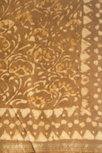 Load image into Gallery viewer, Brown Chanderi Cotton Silk Saree
