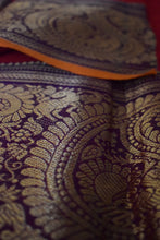 Load image into Gallery viewer, Cherry Red Kanchi Cotton Saree
