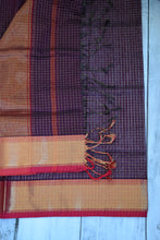 Load image into Gallery viewer, Coffee Bean Brown Maheshwari Dupatta
