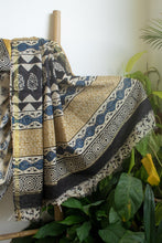 Load image into Gallery viewer, Cream Chanderi Cotton Silk Saree
