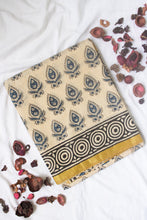 Load image into Gallery viewer, Cream Chanderi Cotton Silk Saree
