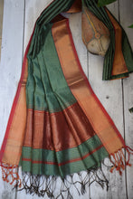 Load image into Gallery viewer, Green Maheshwari Dupatta
