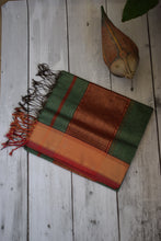 Load image into Gallery viewer, Green Maheshwari Dupatta
